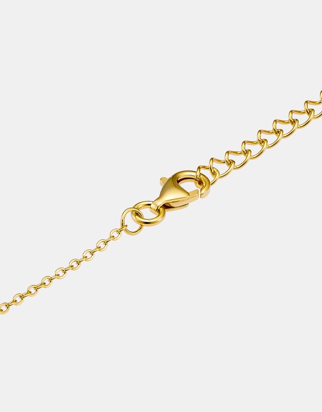 Zoe Olivia - 14K Gold Vermeil Prism Malachite & Pearl Drop Necklace