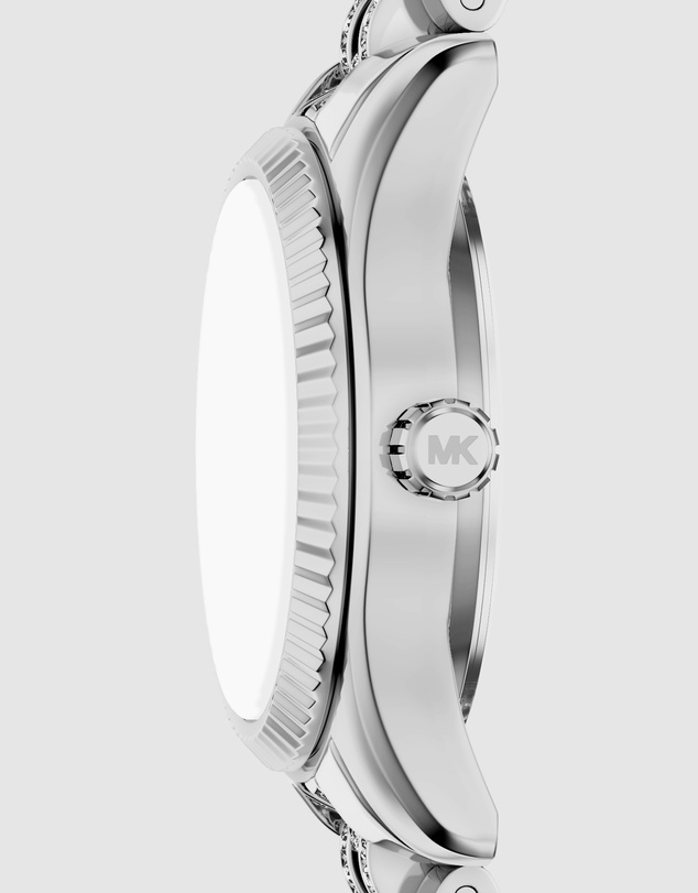 Michael Kors - Lexington Silver Tone Analogue Watch
