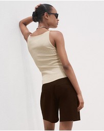 M.N.G - Fine Ribbed Knit Top