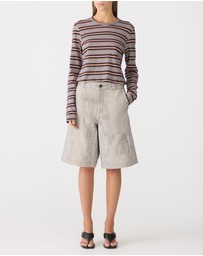 Bassike - Vintage Stripe Baby Long Sleeve T-Shirt