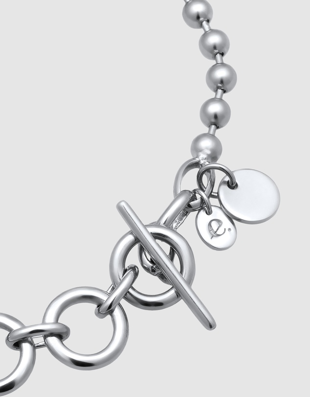 Elli Jewelry - Bracelet Ball Chunky Chain 925 Sterling Silver