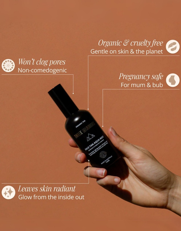 Three Warriors - Face Tan Aqua Mist