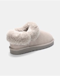 AusWooli Ugg Boots - Coogee Sheepskin Cozy Ankle Slippers