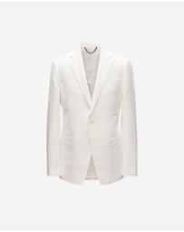 Calibre - Basketweave Blazer White