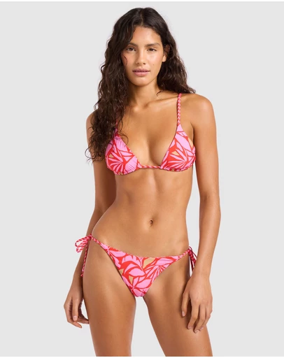 Seafolly - Retro Reef Reversible Slide Triangle Bikini Top