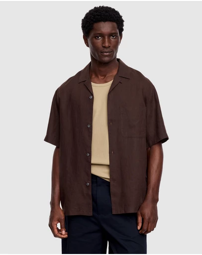 ARKET - Beckhamn Linen Resort SS Shirt