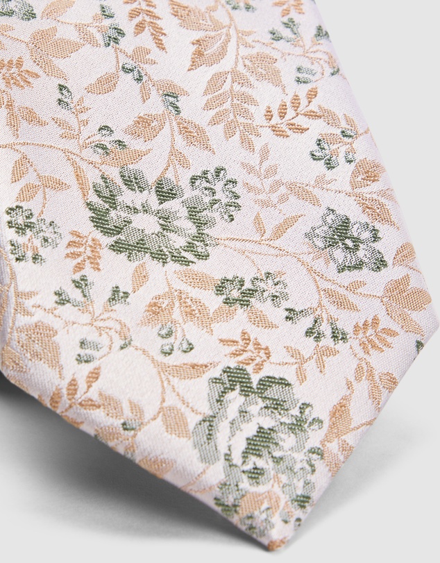 Politix - Floral Jacquard Silk Tie