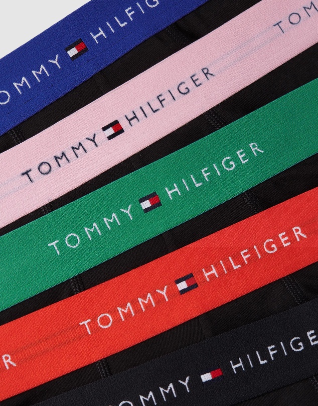 Tommy Hilfiger - 5-Pack Signature Logo Waistband Trunks