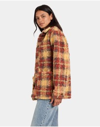 RVCA - Womens Nell Sherpa Fleece Jacket