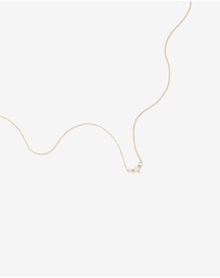 Michael Hill - Necklace with Opal & Diamonds in 10kt Yellow Gold
