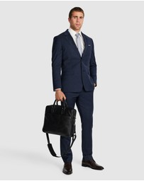 Tarocash - Ty Slim Check Wool Suit Jkt