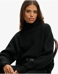 Superdry - Slouchy Mock Neck Jumper