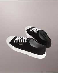 Calvin Klein - Alvaro Cotton Canvas Logo Trainers