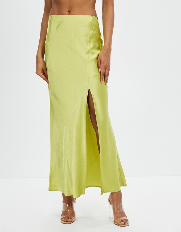 Third Form - Crush Bias Split Maxi Skirt