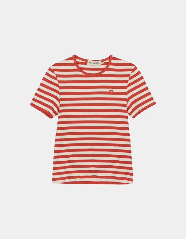 Marimekko - Kukkea Tasaraita Unikko Kioski t-shirt