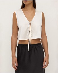 Assembly Label - Beal Silk Tie Front Top