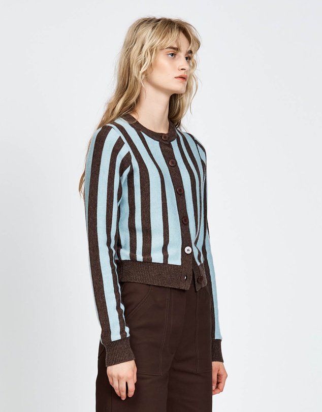 bul - Havu Cardigan Brown Stripe