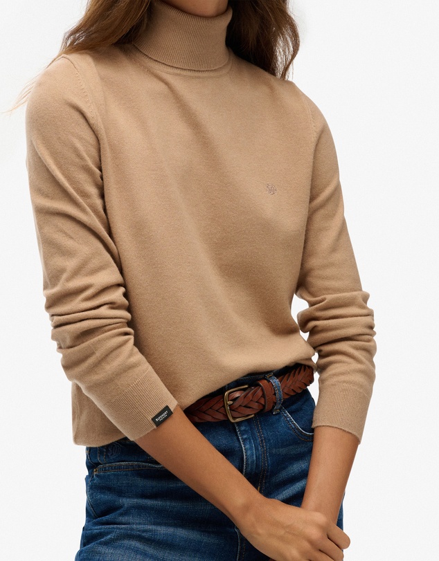Superdry - Classic Turtle Neck Slim Fit Jumper