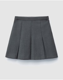 & Other Stories - Pleated Wool Mini Skirt