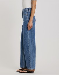 Atmos&Here - Mabel High Rise Wide Leg Jeans