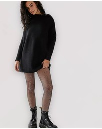High Heel Jungle - Glitter Fishnet Tights