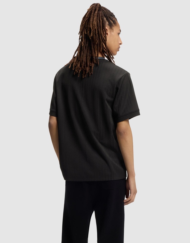 HUGO - Cotton-Blend T-Shirt With Drop-Needle Stripe