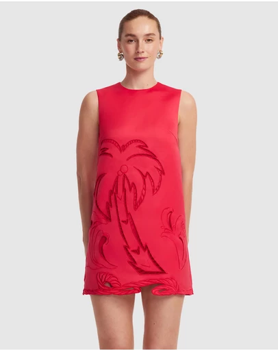 LEO LIN - Yvonne Applique Mini Dress