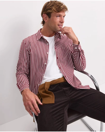 Sportscraft - Ryan Stripe Long Sleeve Shirt