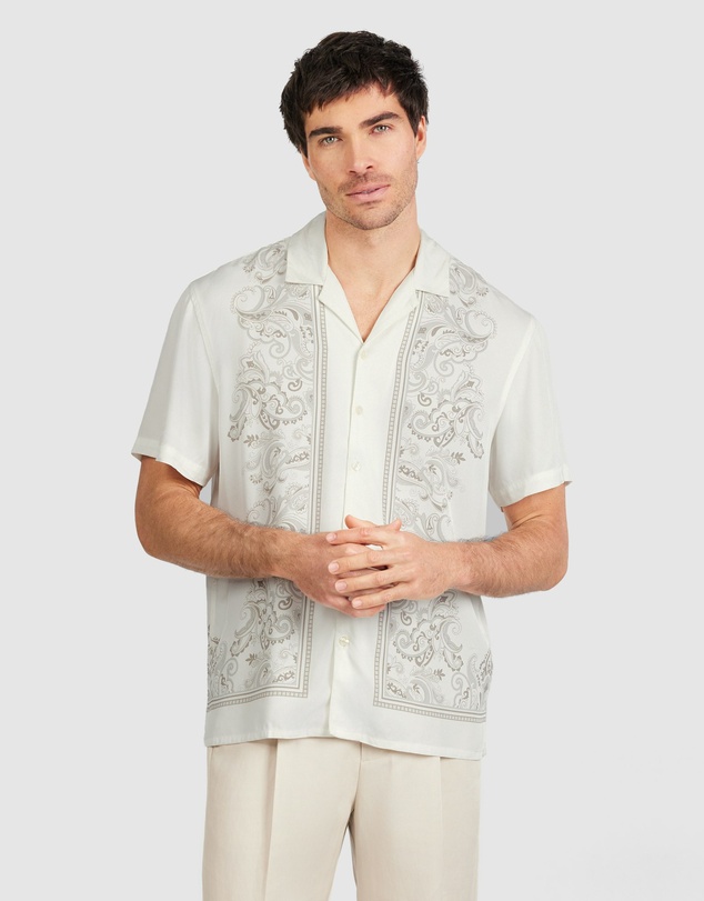 Tarocash - Zevon Viscose Paisley Shirt