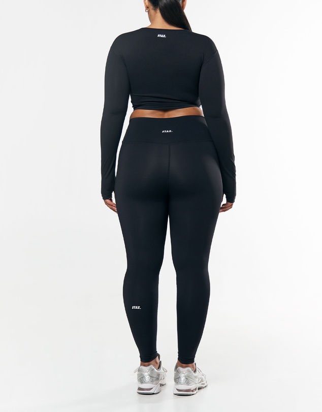STAX. - Scoop Long Sleeve NANDEX™ - Black