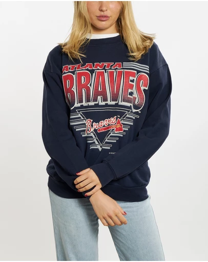 Vintage by The Real Deal - Pre Loved - 1991 MLB Atlanta Braves Sweatshirt
