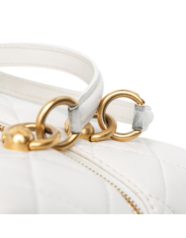 Pre-Loved by Azura Reborn - Pre-Loved Metiers d'Art CC Quilted Lambskin Box with Top Handle Bag