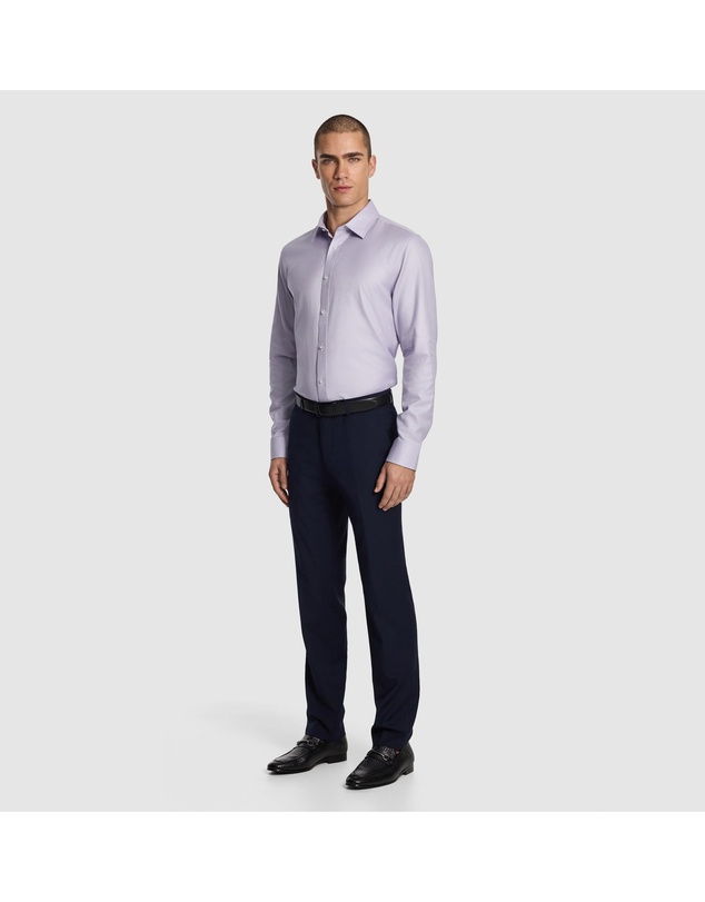 yd. - Maximum Two Ply Cotton Slim Dress Shirt