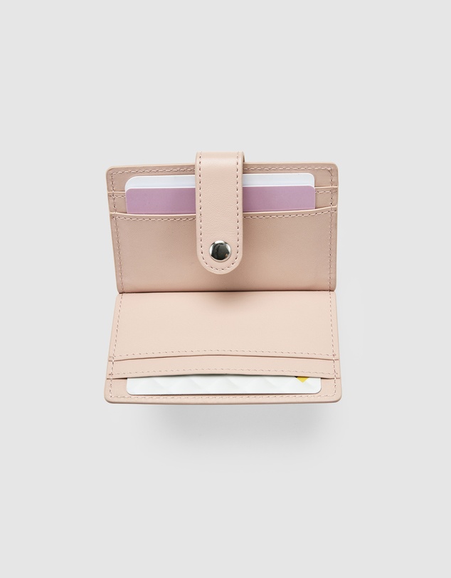 Globite - Leather RFID Card Holder Snap Button