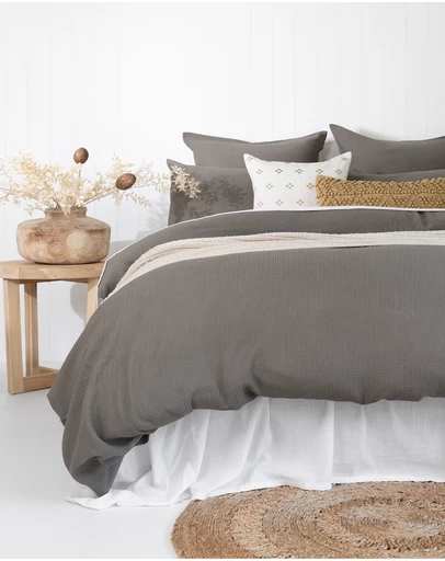 Bambury - Boyd Jacquard Textured Cotton Quilt Cover Set