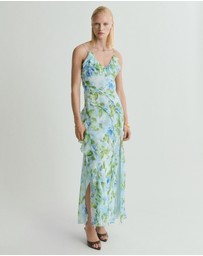 M.N.G - Azalie Ruffled Floral Print Dress