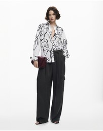 Desigual - Face print shirt