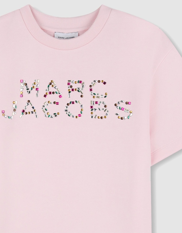 Marc Jacobs - Logo Embroidery Mini Shirt Dress - Kids-Teens