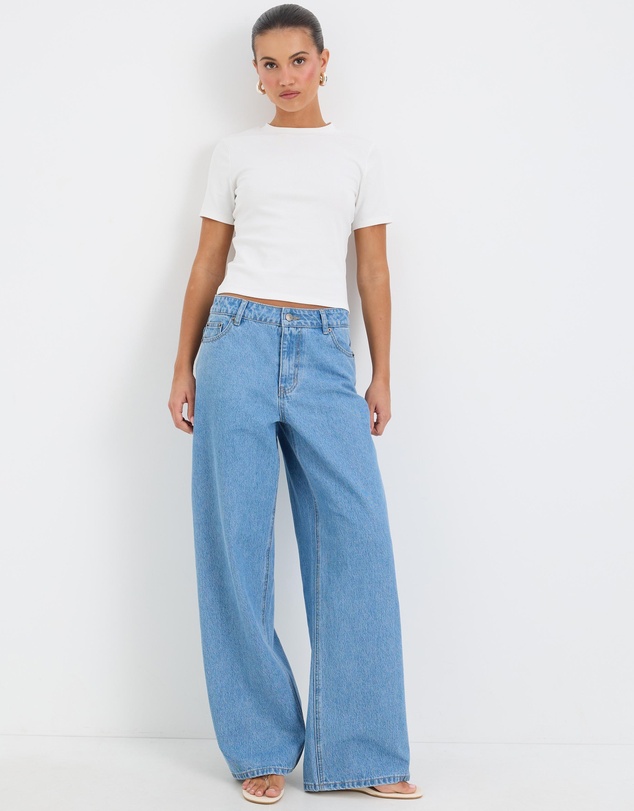 Calli - Jessie Crew Neck Baby Tee