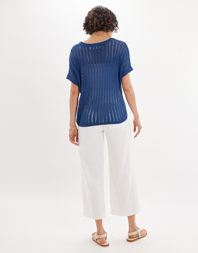 Amelius - Greta Short Sleeve Knit Top