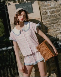 Chouchou Intimates - Primrose Short Sleeve Shirt