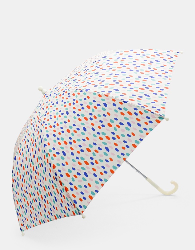 Morgan & Taylor - Kids Spots Umbrella in Multicolour Rainbow Spots