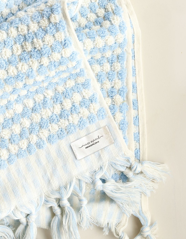 Miss April - Pompom Bath Towel