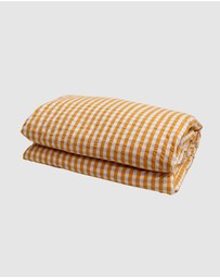 Mosey Me - Mango Seersucker Quilt Cover