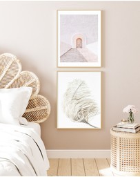 Olive et Oriel - Porte de Lumiere Art Print