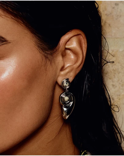 Luv Aj - The Palma Shell Statement Earrings