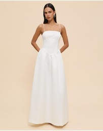 CHANCERY - Kayla Classic Square Neckline Gown