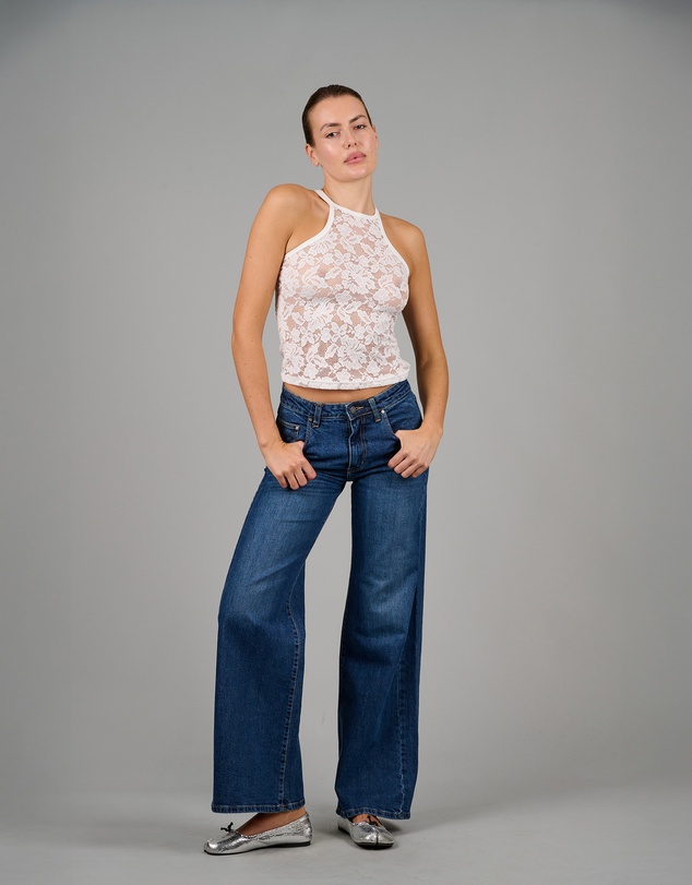 Love and Nostalgia - The Good Girl Super Racer Back - White
