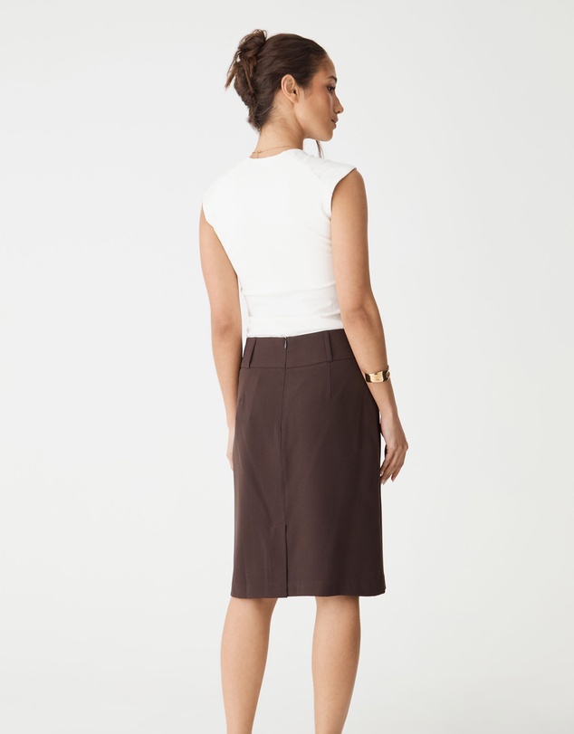Forcast - Soho Rounded Square Neck Top