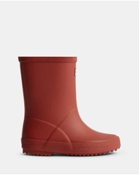 Hunter - Kids First Boot Military Red